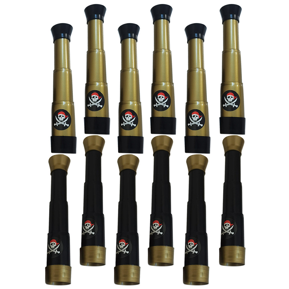 Outdoor Adventure Toys For Kids - Lot de 12 télescopes pirates pour