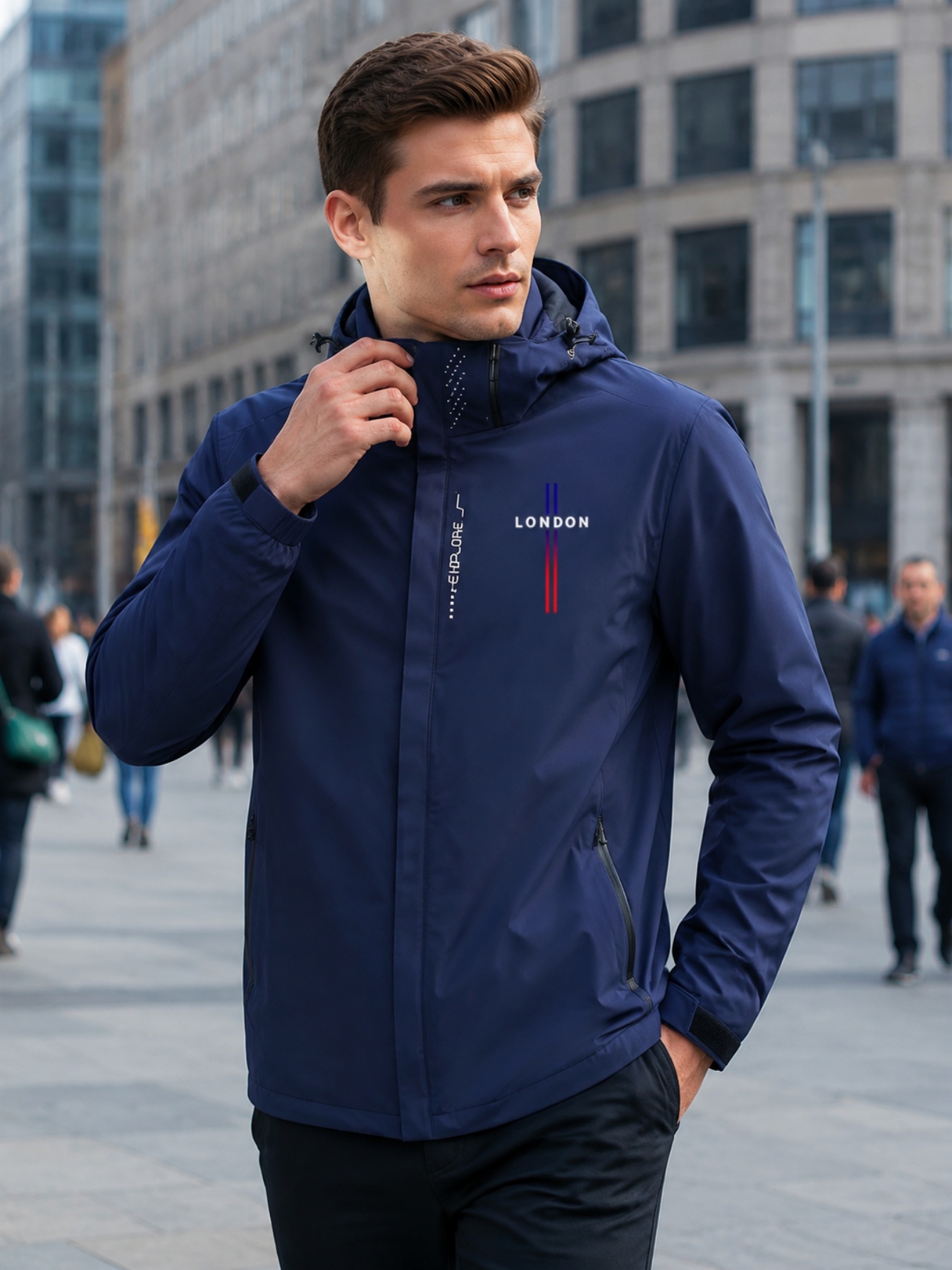 Outdoor Adventure Outfit - Veste zippée pour l'extérieur - Imprimé