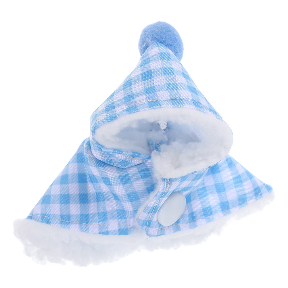 Outdoor Adventure Outfit - Cape à carreaux chaude pour oiseaux,