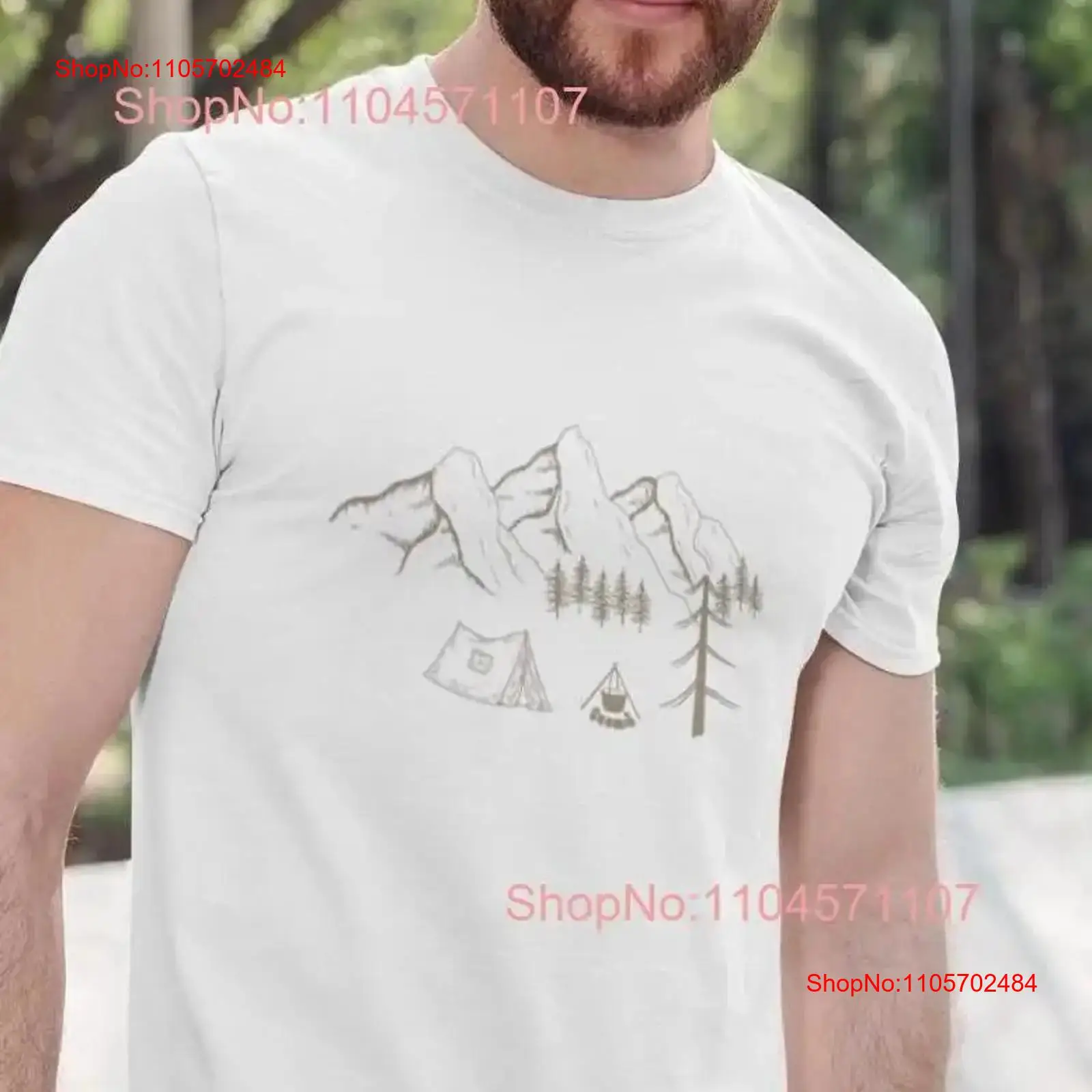 Outdoor Adventure Outfit - T-shirt de camping en montagne, aventure,
