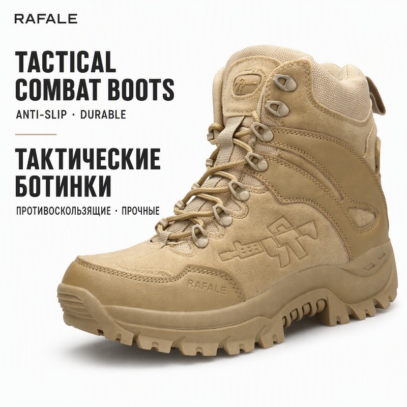 Outdoor Adventure Hiking - Bottes tactiques militaires pour hommes, bottes