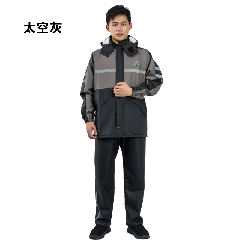 Outdoor Adventure Outfit - Ensemble imperméable réfléchissant (veste et pantalon)