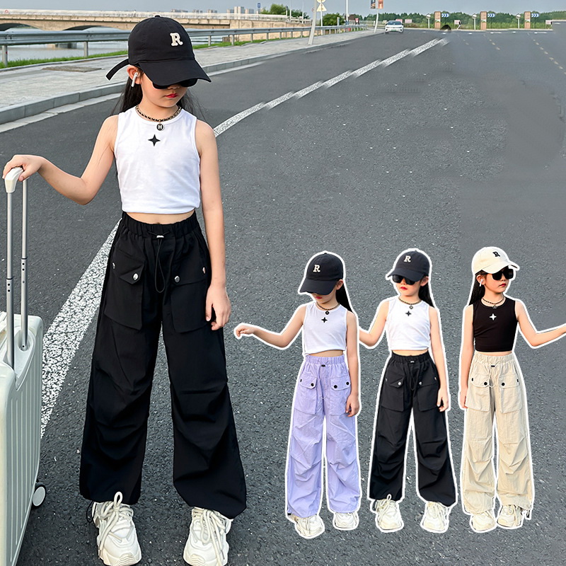 Outdoor Adventure Outfit - Pantalons cargo légers anti-moustiques pour filles,