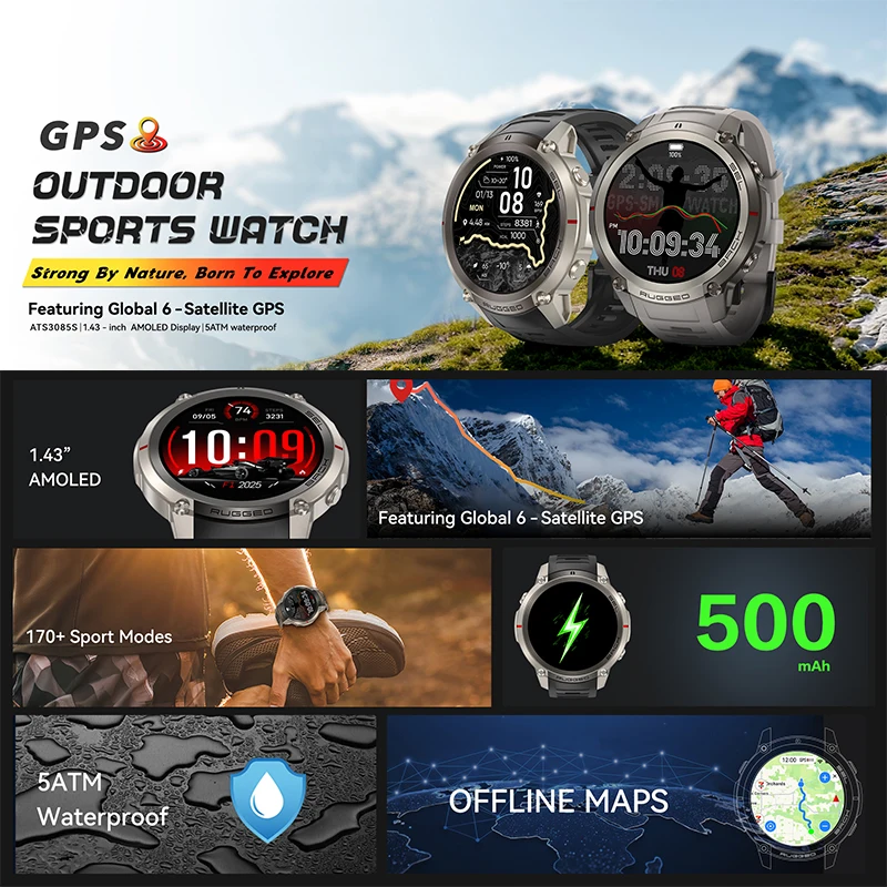 Montre intelligente de sport d - Outdoor Adventure World avis et prix