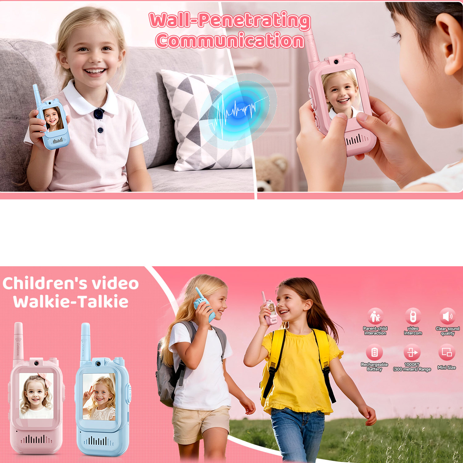 2 talkies-walkies vidéo pour e - Outdoor Adventure Toys For Kids avis et prix