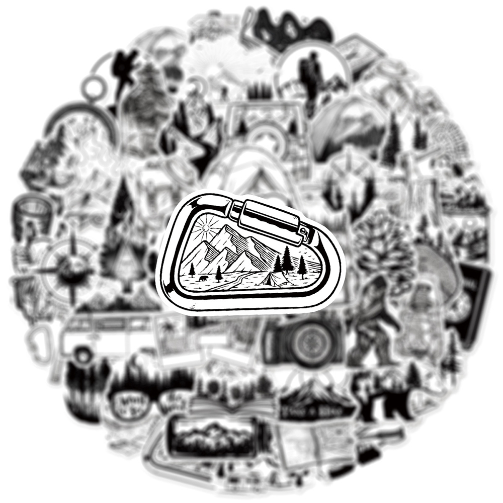 10/30/50pcs noir blanc aventur - Outdoor Adventure Toys For Kids avis et prix