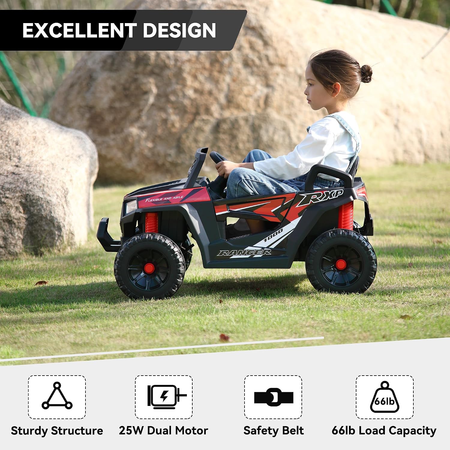 Voiture électrique pour enfant - Outdoor Adventure Toys For Kids avis et prix