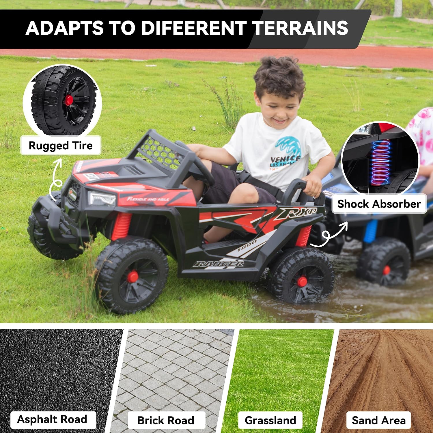 Voiture électrique pour enfant - Outdoor Adventure Toys For Kids avis et prix