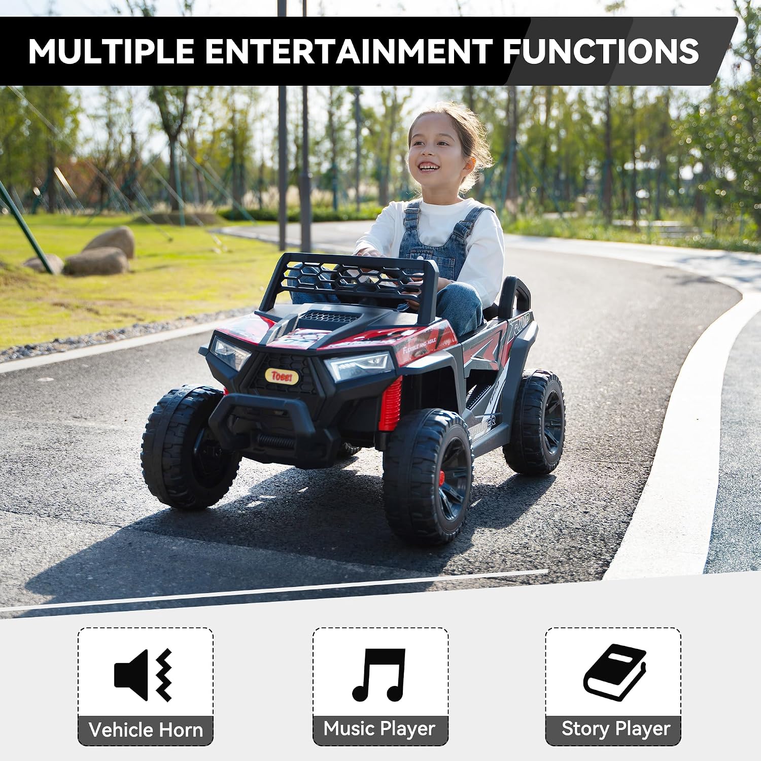 Voiture électrique pour enfant - Outdoor Adventure Toys For Kids avis et prix